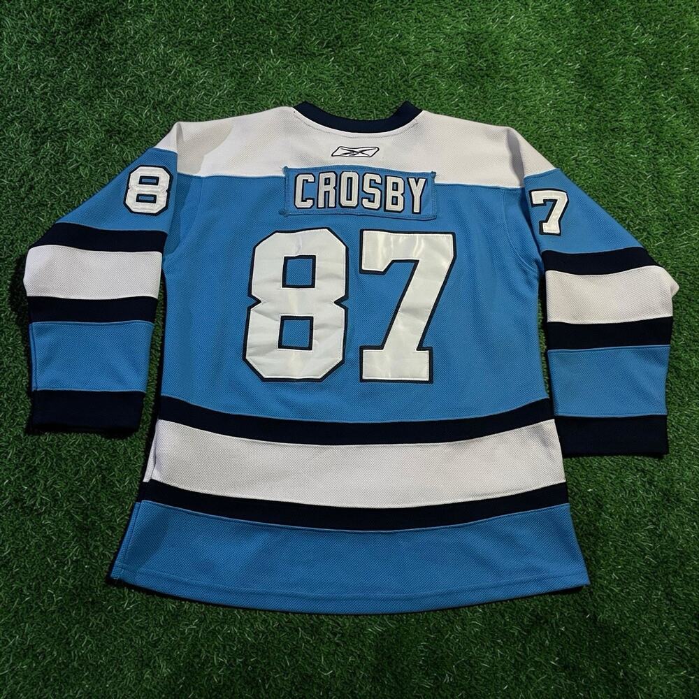 Reebok Sidney Crosby Pittsburgh Penguins 2008 Winter Classic Jersey Youth L/XL